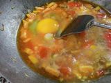 Mie Kari Manis Pedas Kuah kering