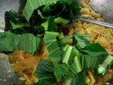 Mie Kari Manis Pedas Kuah kering
