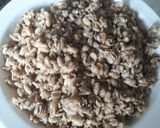 A picture of step 1 of Peppered snail with ukwa.