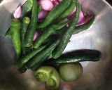 Foto langkah ke 1 dari resep Ikan cue lapis cabe ijo.
