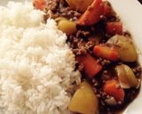 Foto langkah ke 8 dari resep Nasi Kare Jepang dengan Daging Cincang.