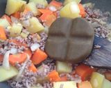 Foto langkah ke 5 dari resep Nasi Kare Jepang dengan Daging Cincang.