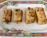 A picture of step 21 of Caramel Bread Pudding with Nuts & Fruits.