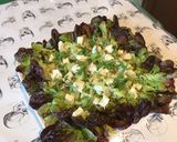 Une image de l'étape 8 de Feuille de chêne au gorgonzola et basilic.