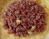 Foto langkah ke 3 dari resep Nasi Bungkus Telur Dadar.