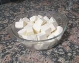 A picture of step 1 of Paneer in Pepper Yoghurt Gravy.