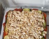 Foto del paso 4 de la receta: Lasaña de calabacín rellena de pollo
