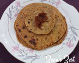 A picture of step 4 of Turnip and Green Peas Parathas.