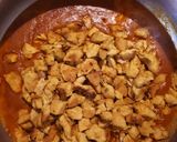 A picture of step 7 of Smoked Butter Chicken.