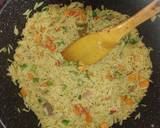 Extra veggie Coconut fried rice recipe step 5 photo