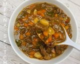 A picture of step 9 of Beef potatoes soup.