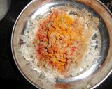 A picture of step 1 of Rice Paratha.