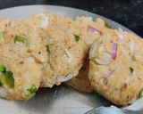 A picture of step 8 of Maggi Tikki.