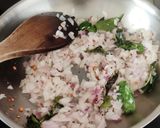 A picture of step 2 of Paneer bhurji.