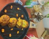 A picture of step 6 of Veggie Cheesy Corn Bombs.