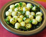 A picture of step 7 of Sweet and savory dumplings with Little Millet (Paal kozhukattai, masala mani kozhukattai in tamil).