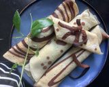 Une image de l'étape 4 de Crêpes 🥞 chocolat 🍫vanille🌰.