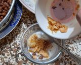 A picture of step 6 of Meethi phulki chana chaat.