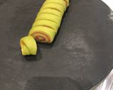 A picture of step 5 of Tricolored puris.
