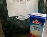 Gambar langkah 1 resipi Gelato Buttercream Latte.