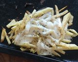 Foto del paso 5 de la receta: Papas "fritas" al horno gratinadas. Exquisitas!!