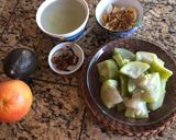 A picture of step 2 of Boiled Bottle Gourd with Fermented Tofu Dip and Boiled Eggs.