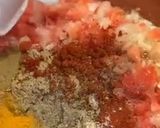 Une image de l'étape 1 de Tajine pommes de terre, haricots et boulettes de viandes.