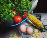 Foto langkah ke 1 dari resep SALAD CAMPUR MAKARONI.