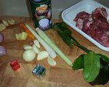 Foto langkah ke 1 dari resep Gulai Daging & Jantung pisang..