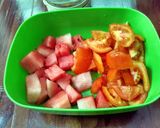 Foto langkah ke 1 dari resep Sorbet ToS (Tomat-Semangka) .
