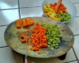 Foto langkah ke 2 dari resep Paro Sake (Pangsit Rogut Sayur Keju).