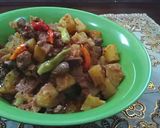 Foto langkah ke 4 dari resep Sambal Goreng Kentang-Hati Ayam.