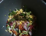 Foto langkah ke 3 dari resep Pepes Tahu Ayam Corn.