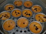 Puding roti choco raisin