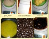 Foto langkah ke 1 dari resep Puding roti choco raisin.