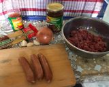 Foto langkah ke 1 dari resep Spaghetti Saus BBQ.