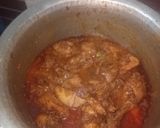 A picture of step 4 of Chicken curry.