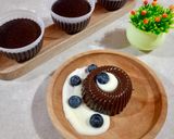 Foto langkah ke 5 dari resep Chocolate pudding with cheesy vla.