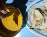 A picture of step 3 of Baingan pakorhay.