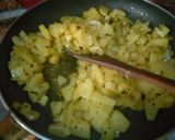 A picture of step 3 of Quick Aloo bhaji.