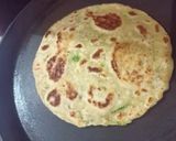 A picture of step 2 of Cheesy Mint wheat flour Paratha.