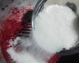 A picture of step 3 of Beetroot halwa.