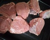 Foto del paso 1 de la receta: Peceto a la pimienta. Con milhojas de papa