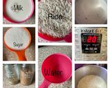 A picture of step 1 of Rice pudding/Kheer in instant pot.