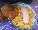 Zöldborsós burgonya-főzelék (nem menzàs készítésben) recept fázis 6 fotója