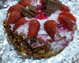 A picture of step 8 of Strawberry cake.