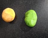A picture of step 16 of Tri -Colour Cake.