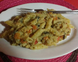 Foto del paso 13 de la receta: Pasta con berenjena, soja y bechamel (Pasta vegana)