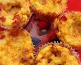 A picture of step 3 of PizzaCups #kidsrecipecontest.