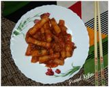 A picture of step 14 of Tteokbokki (Korean Spicy Rice Cake).